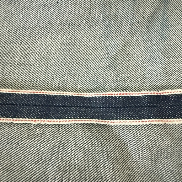 Taylor Stitch Blue Button Fly Dark Wash Slim Jeans - Like New Size W30 x L30 - Picture 5 of 7